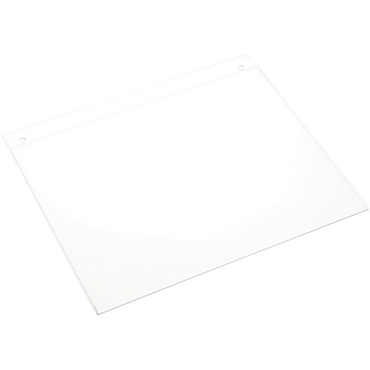 Plymor Clear Acrylic Sign Display / Literature Holder (Wall-Mount), 11" W x 8.5" H